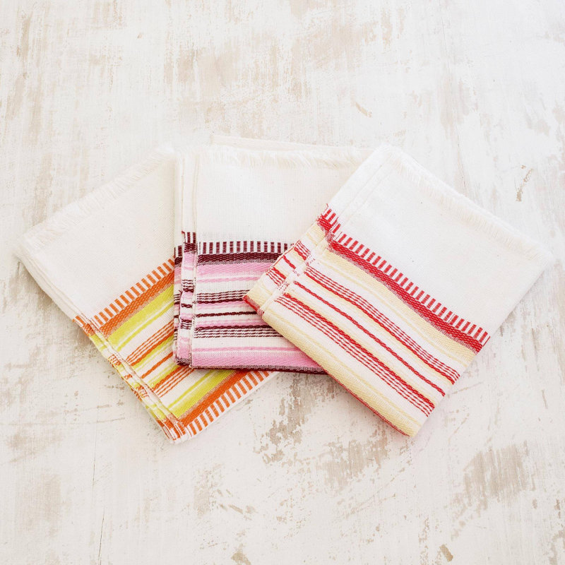 Linge à vaisselle, Rouge/blanc