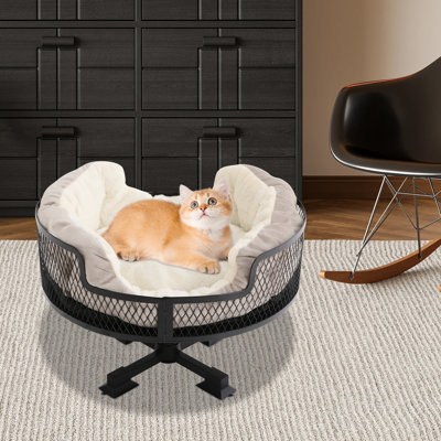 Stainless Steel Cat Desk Bed