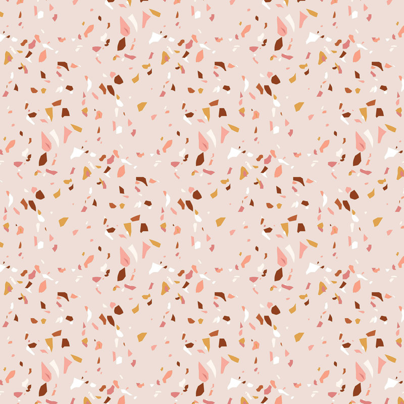 «Brackley Mrkttnr Royal Terrazzo I» par Marie Kattner, reproduction sur toile tendue, H 36 po x l 36 po