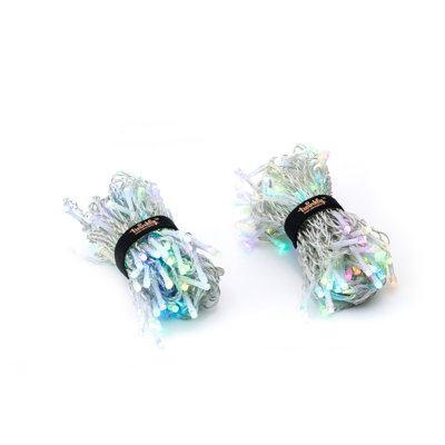 Rideau Twinkly Smart Décoration 210 lumières DEL multicolores et blanches
