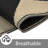 9' x 18' Reversible Outdoor Rug with Carry Bag, Waterproof Plastic Straw Weave, Easy-Clean and Lightweight Design for Patio, RV Camping, and Backyard Use-179073840