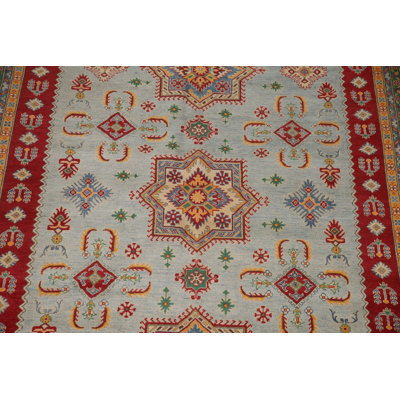Geometric Kazak Oriental Area Rug 10x13