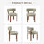 Chaise d'appoint rembourrée en similicuir-1189202461