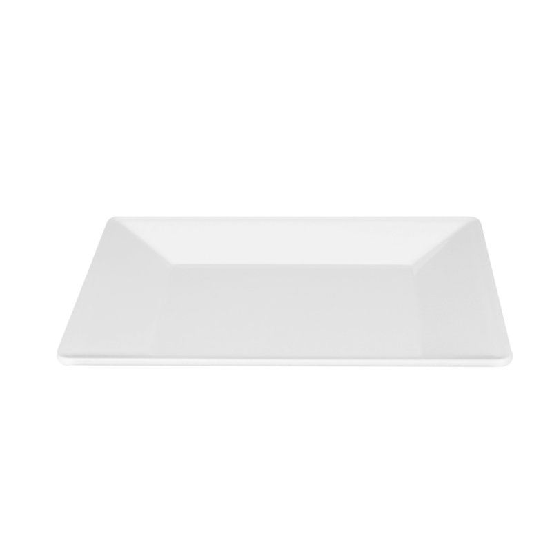 Plateau en mélamine carré Passion, H 0,43 po x l 4 po x P 4 po, Blanc