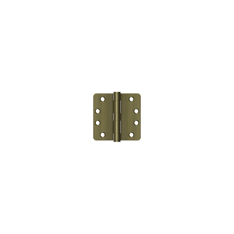 Steel Butt Bearing Hinge, Antique Brass