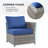 Ignatz 4 - Person Patio Conversation Set with Cushions-93645775-93091998
