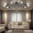 10 Light Sputnik Chandelier Ceiling Light Semi Flush Mount Light Ceiling Lamp-503184072