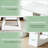 Spacious Faux Marble Office Desk