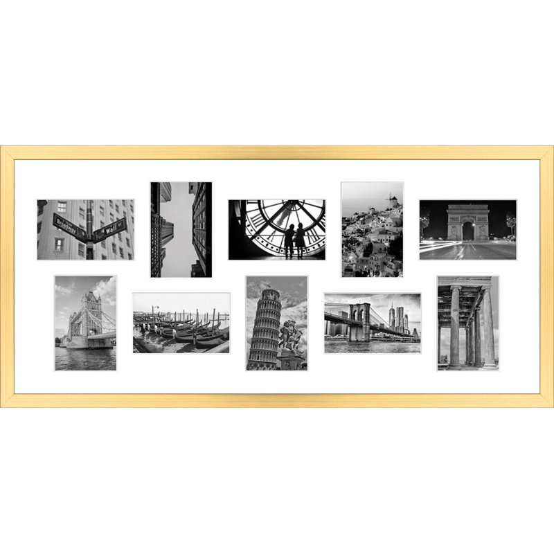 Labus Collage Picture Frame, Gold