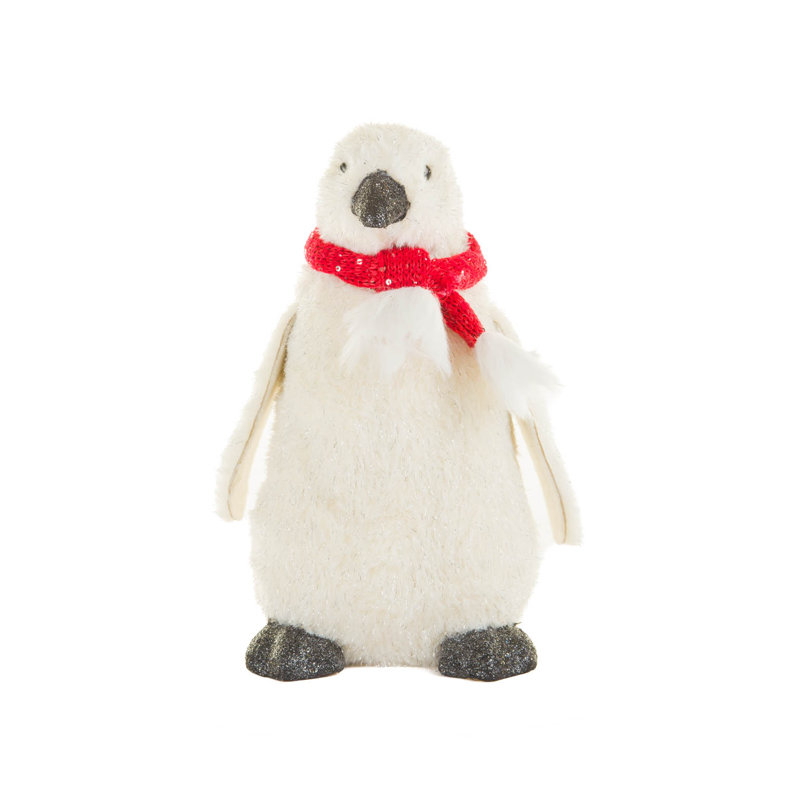Pingouin blanc espiègle