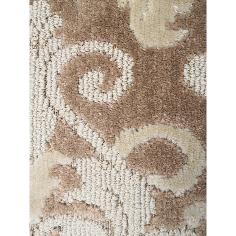 Tapis d'entrée antidérapant Loren, Taupe, Rectangle 2 pi 2 po x 4 pi 11 po