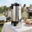 Urne à café commerciale, distributeur de boissons chaudes de 40 oz 203 oz avec robinet sans goutte, cafetière à infusion rapide 1090 W, contrôle automatique de la température, pour la restauration, les fêtes, les églises et les restaurants-122920544