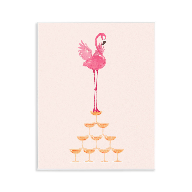 «Balancing Flamingo & Wine» par Ziwei Li