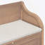Banc de rangement rustique multifonctionnel (brun et beige)-398190567