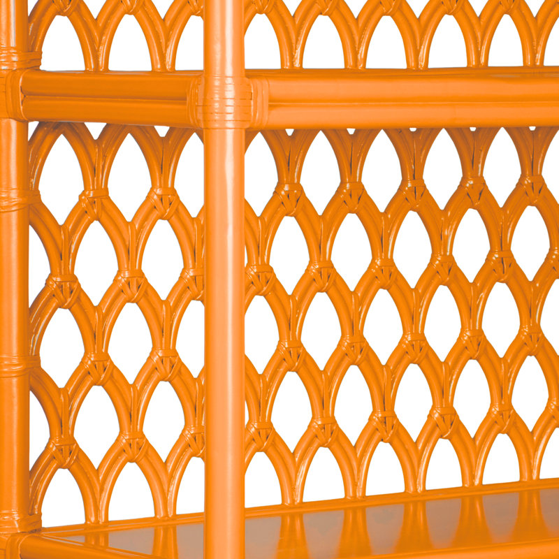 Casablanca Bookcase, Citrus Orange