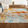 Sunset Modern Abstract Orange/Multi Rug