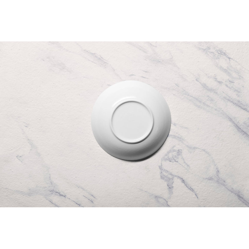 Assiette creuse en porcelaine Sharyn | Assiette creuse ronde coupe vitale | 7,09 x 7,09 x 1,81 po