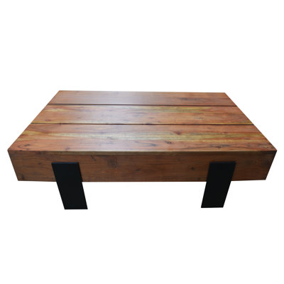 Pease Solid Wood Top Coffee Table