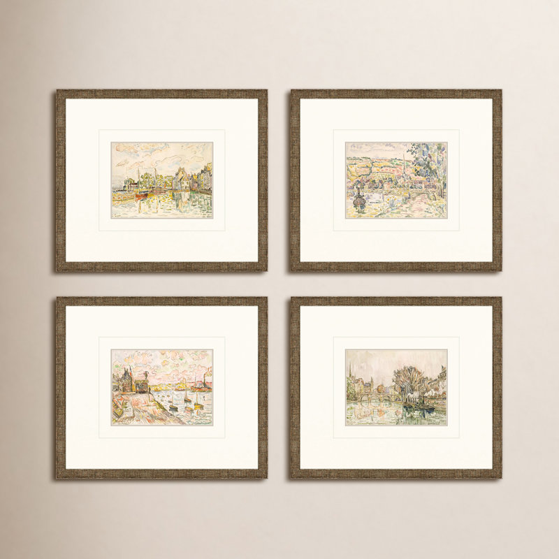 Ensemble de 4 petits paysages Ashonti