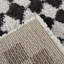 Tapis à poils longs gris anthracite / crème à carreaux Walker-4051720