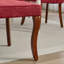 Chaise de salle à manger en rayonne en lin et flocage en lin-1687202042