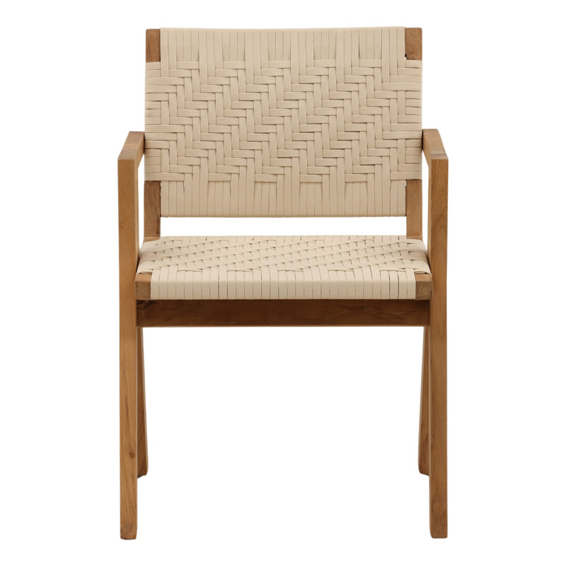 Mesa Outdoor Dining Chair Cream