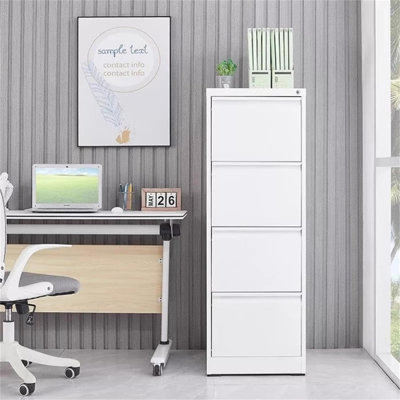 3/4 Drawer File Cabinet with Lock,Heavy Duty Vertical Filing Cabinets for Home Office, Metal Steel Storage Cabinet for Letter/Legal Size File by Ebern Designs