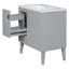Meuble-lavabo simple 30 po avec lavabo gris
