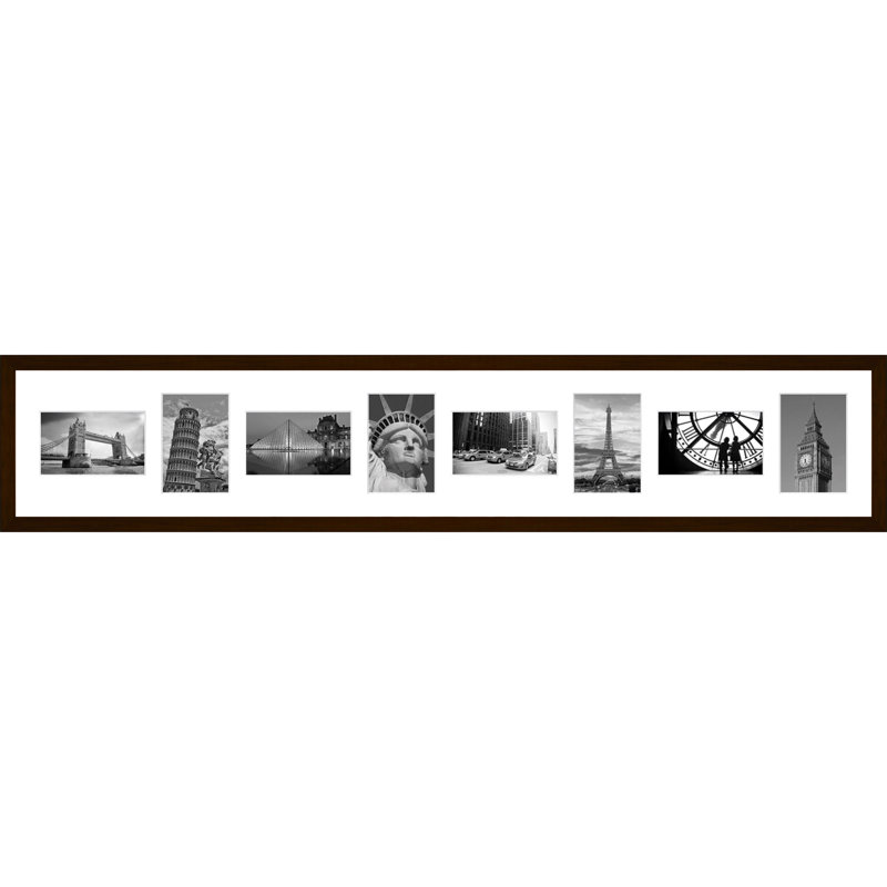 Lasca Collage Picture Frame, Dark Brown