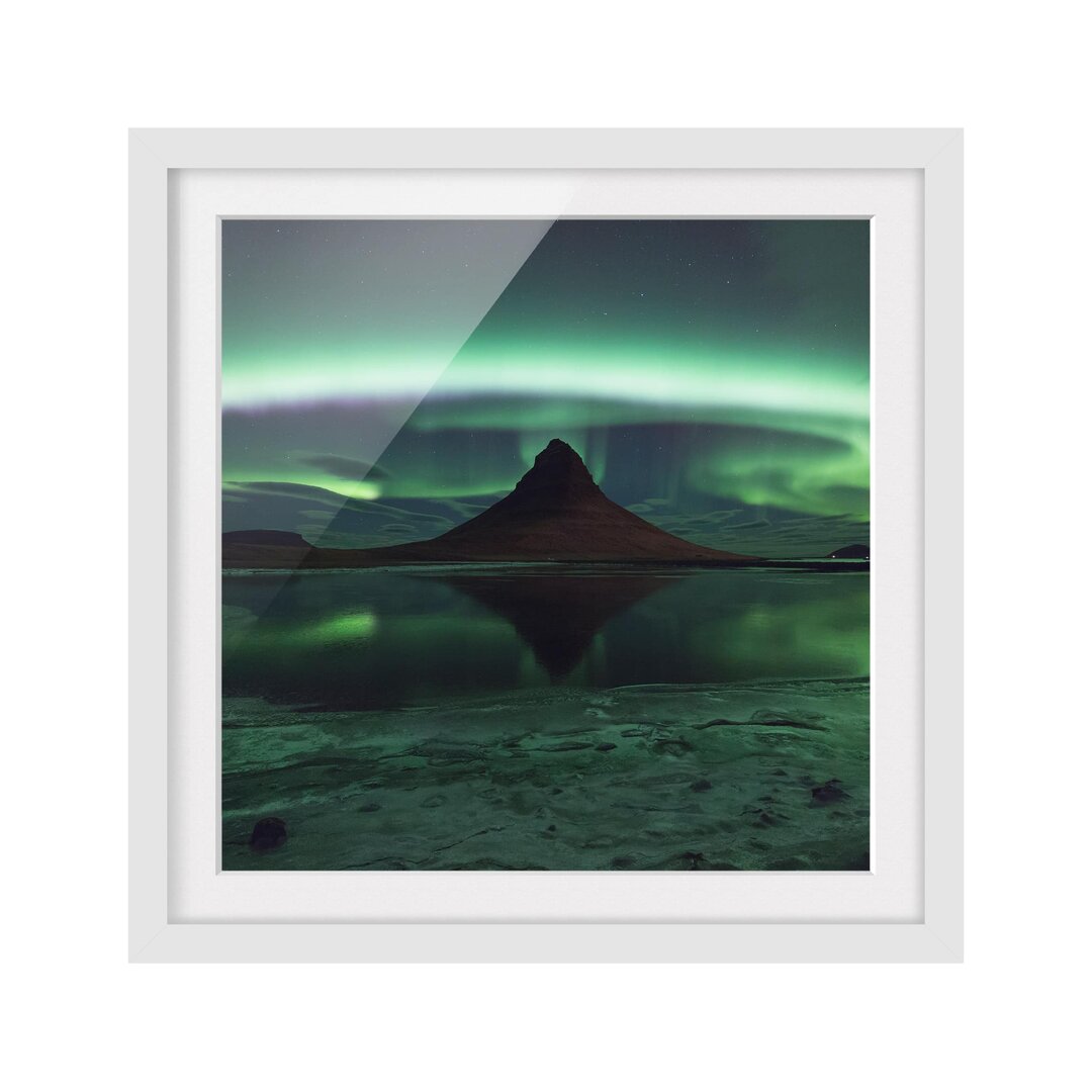 Gerahmtes Poster Polar Light in Iceland