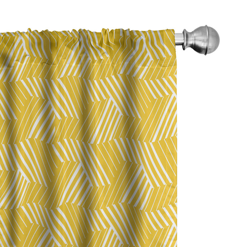 Semi-Sheer Rod Pocket Curtain Panels, 28" x 84"