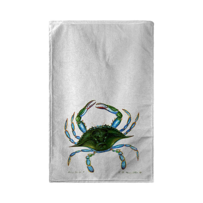 Serviette de cuisine de crabe féminine
