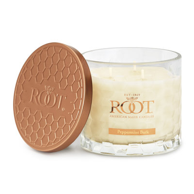 Honeycomb Peppermint Bark Scented Jar Candle