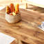 Table basse moderne et simple de luxe moderne de couleur bois. Le bureau d'ordinateur. La table de jeu. Convient pour la salle à manger, le salon, la terrasse et la cuisine. 47 po x 25,6 po 18 po