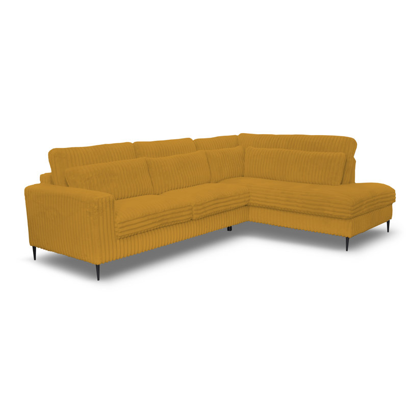 Edelare 4 Seater Corner Sofa , Right, Mango