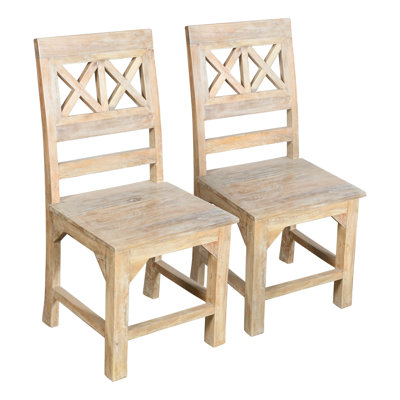Brithney 18'' H Solid Wood Side Chair