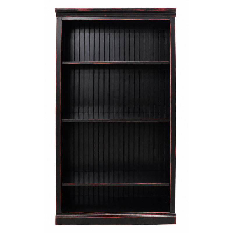 Sherita Bookcase, European Burnt Black, (3 Shelves) 60” H x 32” W x 14.25” D