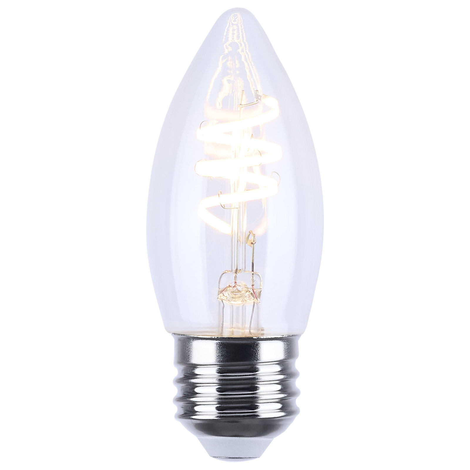 Deena 4W B11 E26 LED Clear Bulb - 3000K, 2700 Kelvins