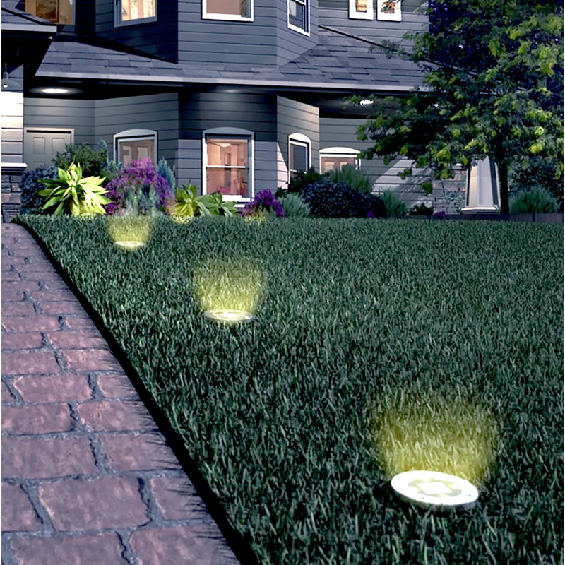 Low Voltage Solar Powered Integrated LED Pathway Light Pack, Bronze