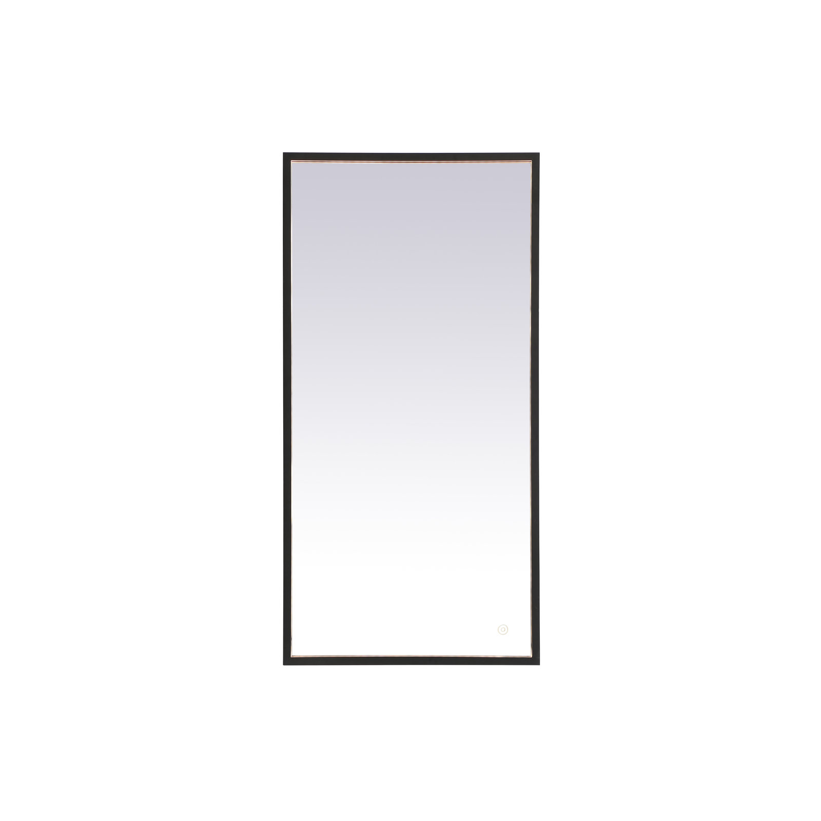 Piche Aluminium Mirror, Black, 20" x 40"