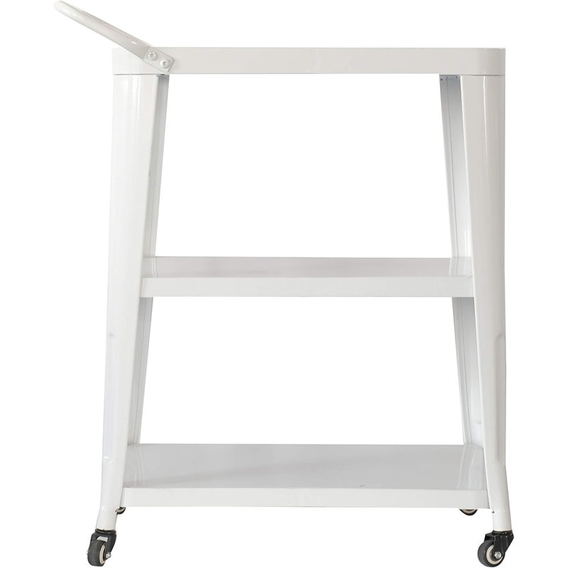 Cadre en métal à 3 niveaux, Blanc