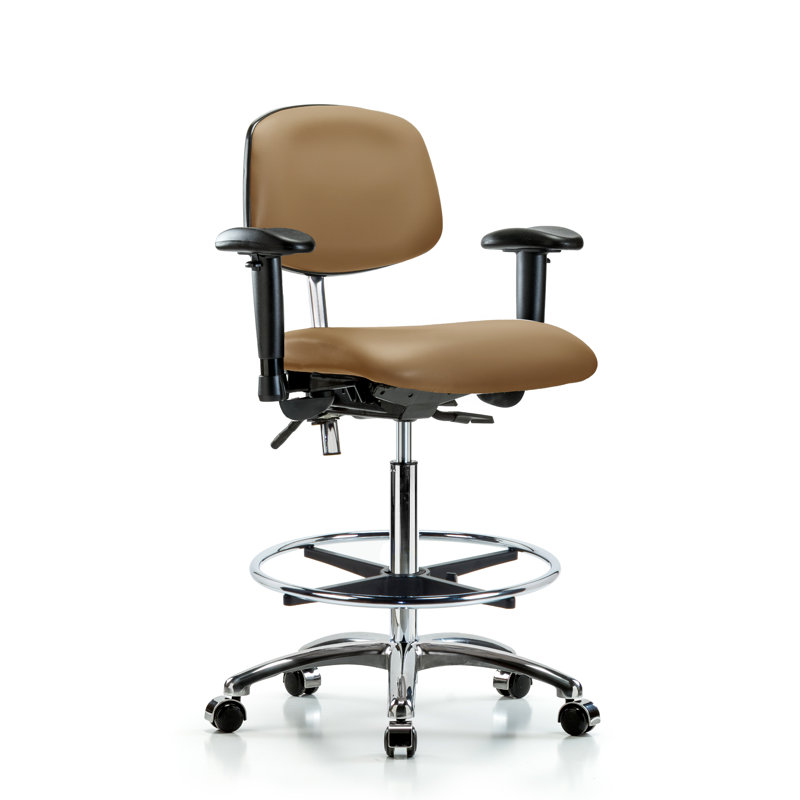Chaise de dessin Beauregard, Patins, Non inclus, Taupe