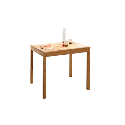 Manlius Oak Solid Wood Base Dining Table