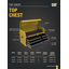 8 DRAWERS TOP CHEST TOOL CABINET 52" X 18" X 28"