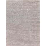 Plush Area Rug in Light Silver