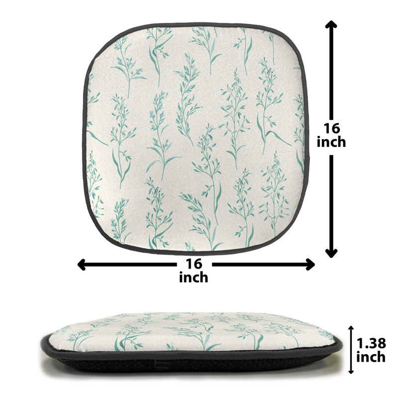 Outdoor 1.38'' Dining Chair Seat Cushion
