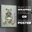 Fantastic Florals Raccoon - Impression sur toile seulement - NON CADRE-118058156