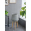 Support pour plante d'intérieur et d'extérieur en ciment 14,6 x 14,6 x 28 po
