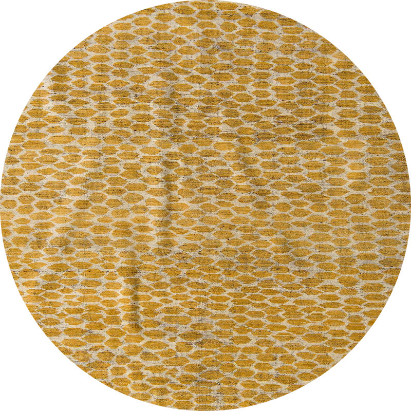 Tapis abstrait moderne 5388, Rond 8 pi