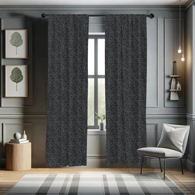 Semi-Sheer Rod Pocket Sliding Panel, 28" x 63"